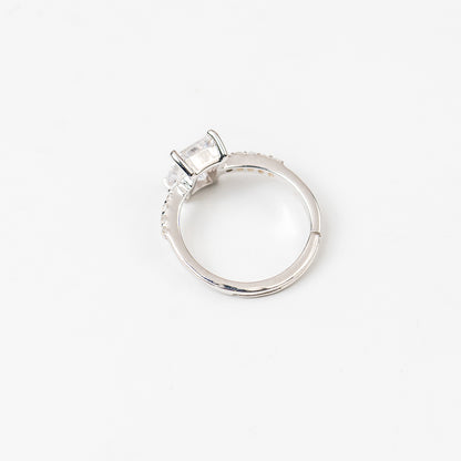 Faceted Crystal Ring