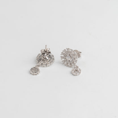 Glittering Crystal  Drops Earring