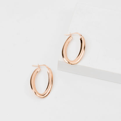 Ripple Hoop Earrings