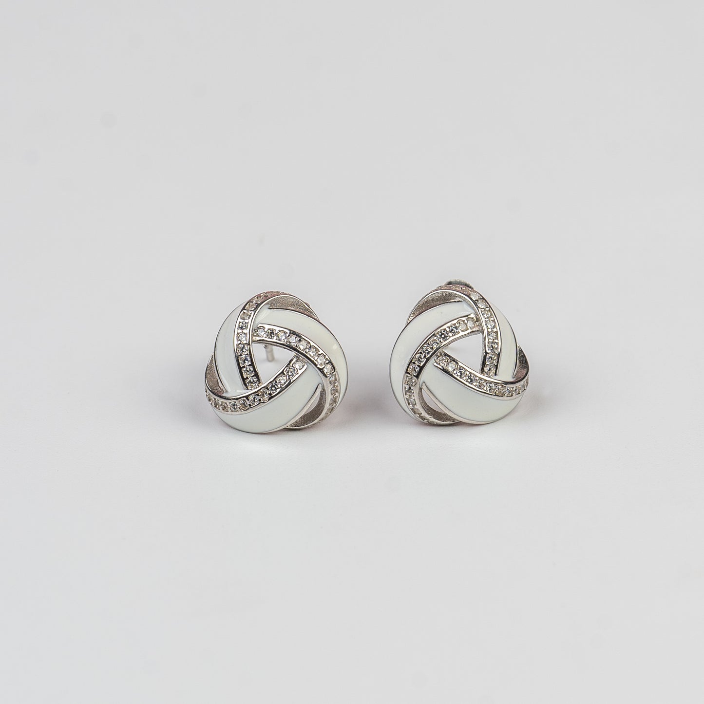 Shimmering Knot Studs