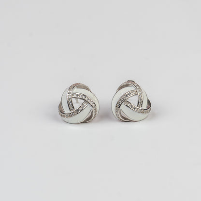 Shimmering Knot Studs