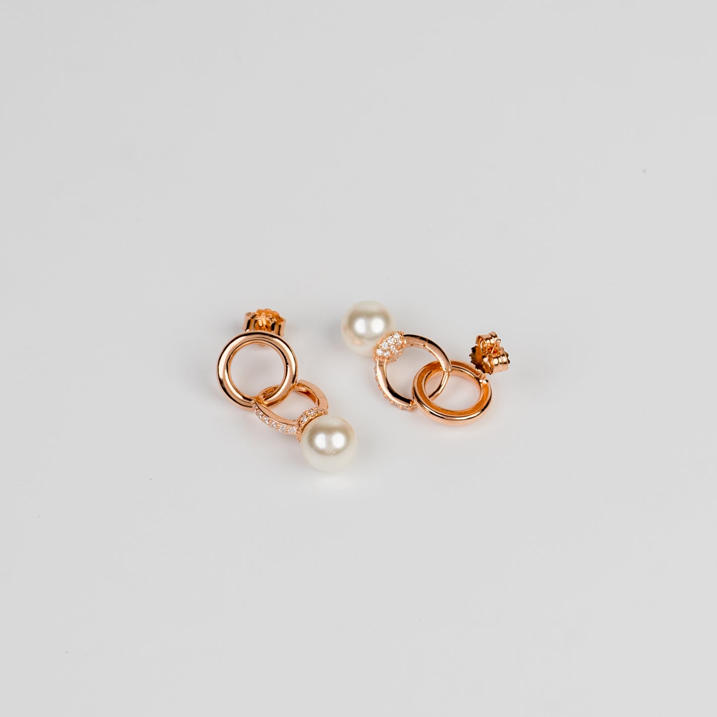 Knotted Pearl Drop Earrings