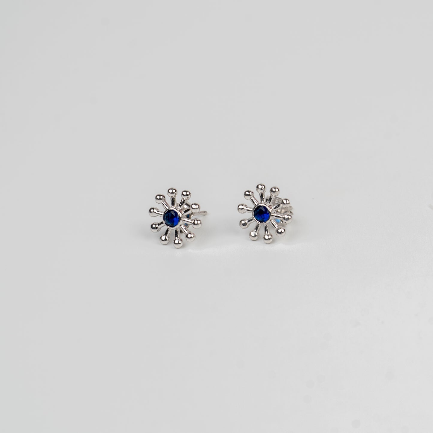 Azure Sunburst Shine Earring