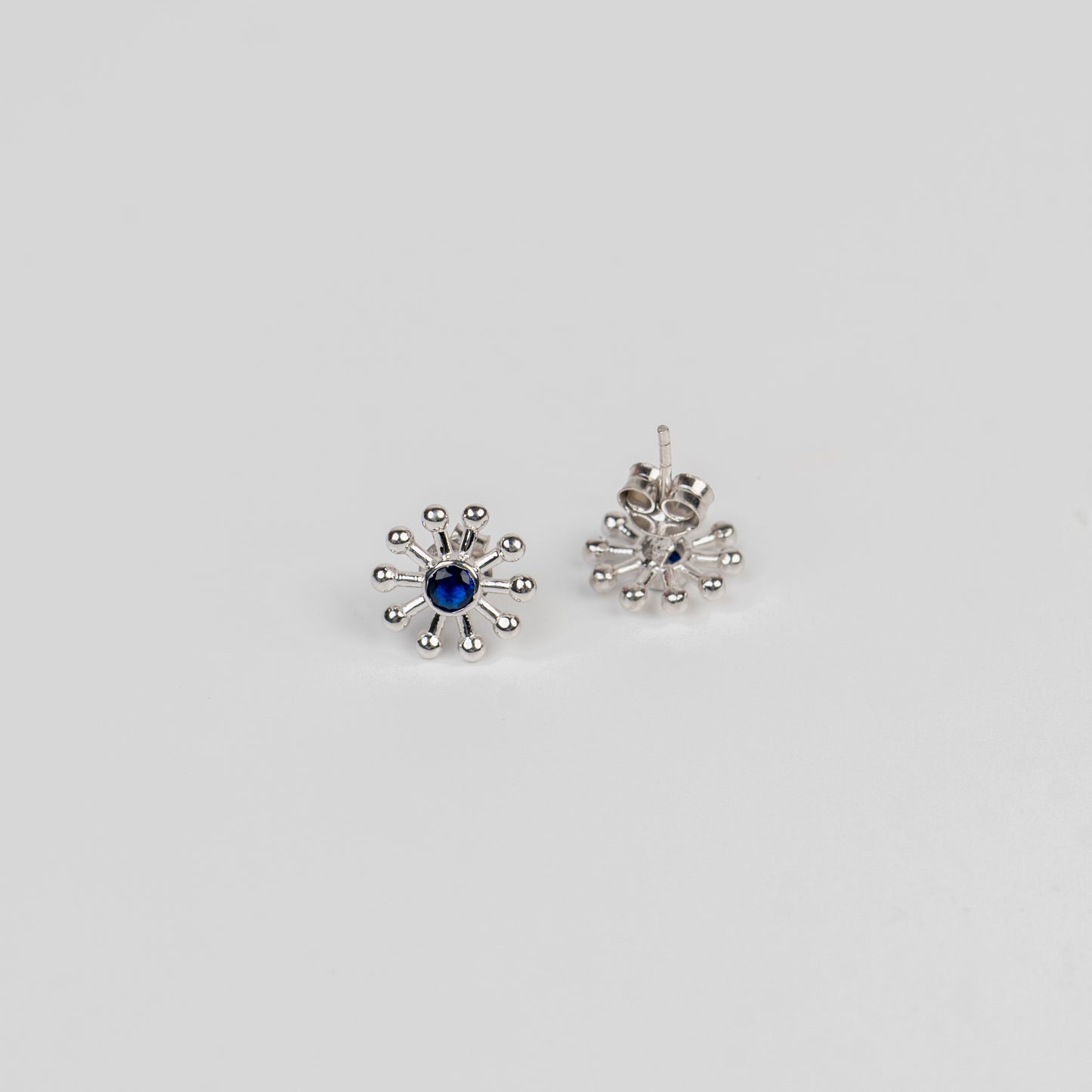 Azure Sunburst Shine Earring