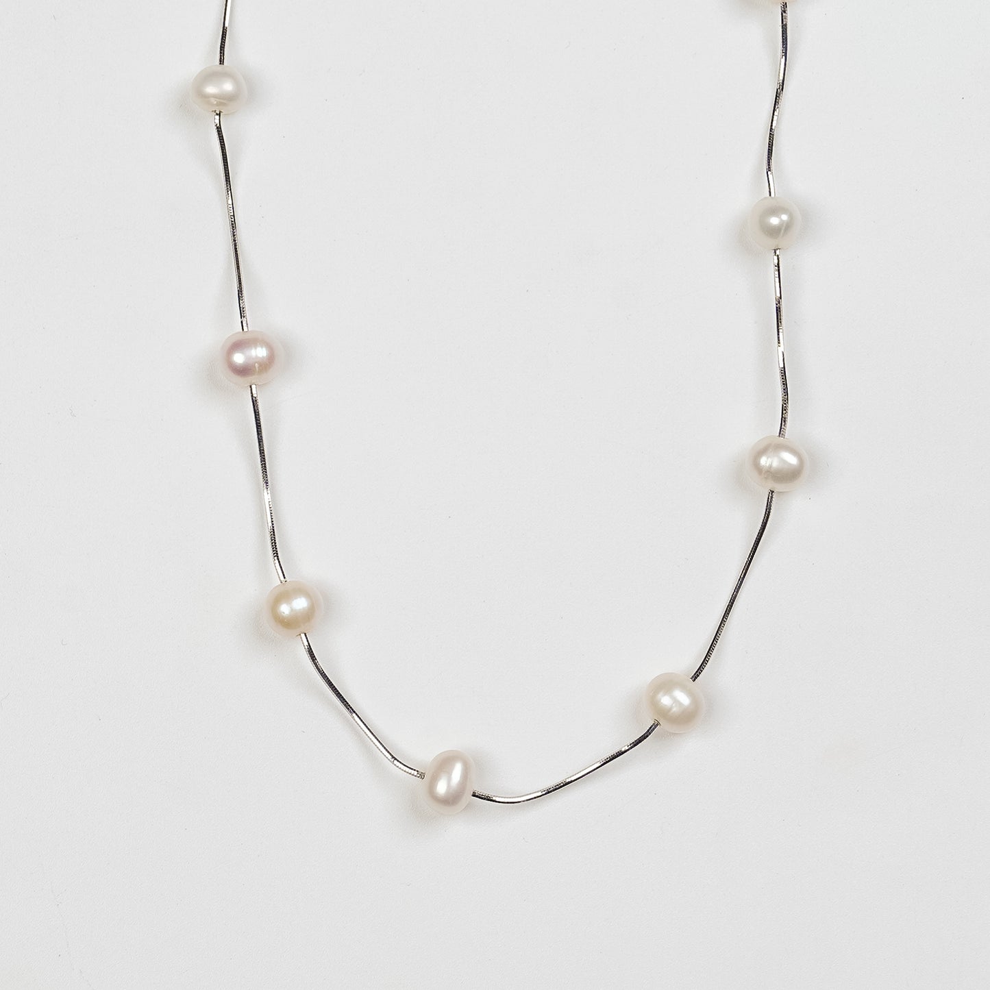 Classic White Pearl Necklace