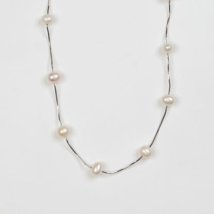 Classic White Pearl Necklace