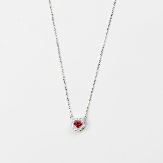 Ruby Twirl Pendant