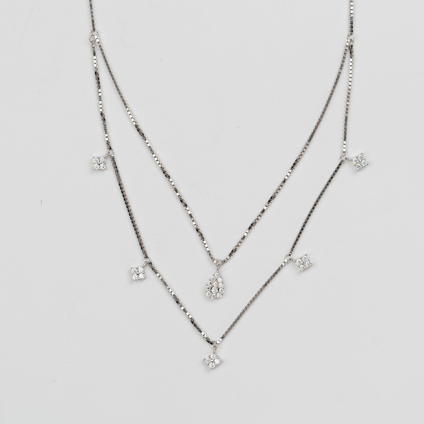 Glamour Draped Chain Necklace