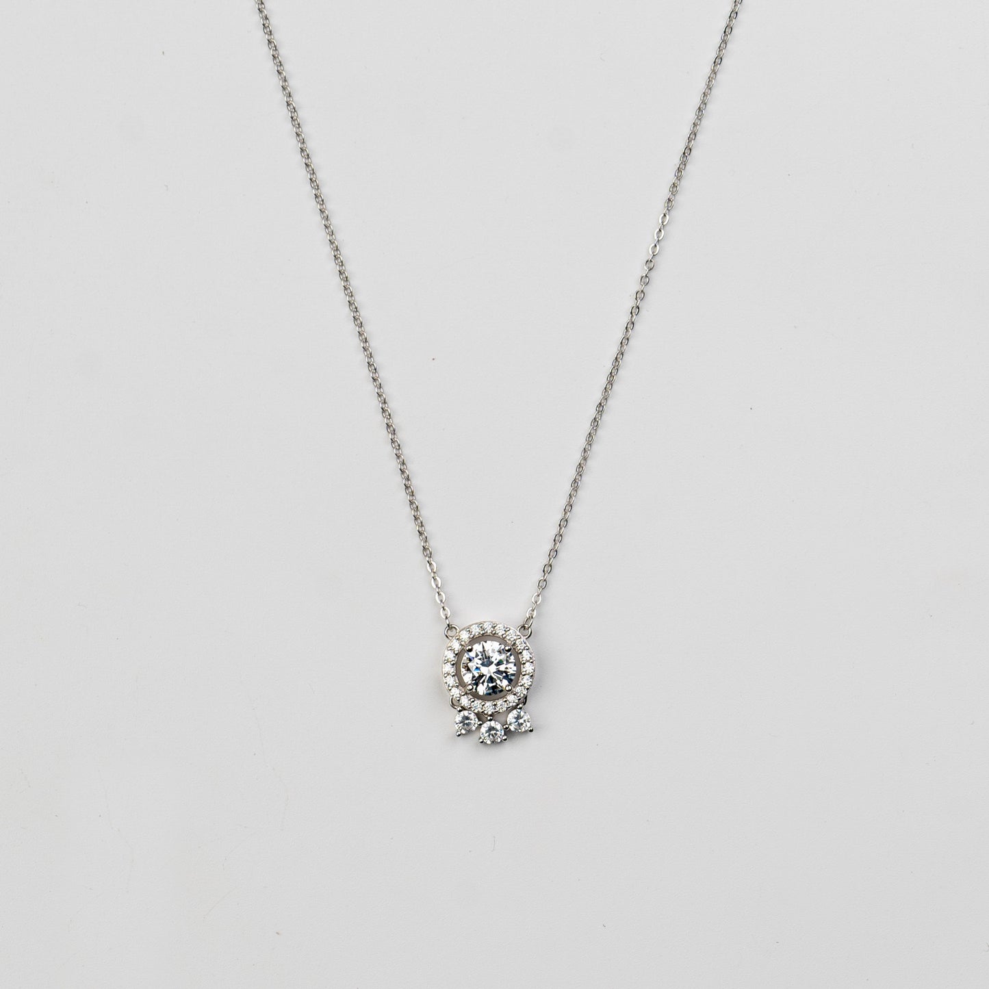 Dangling Solitaire Charm Pendant