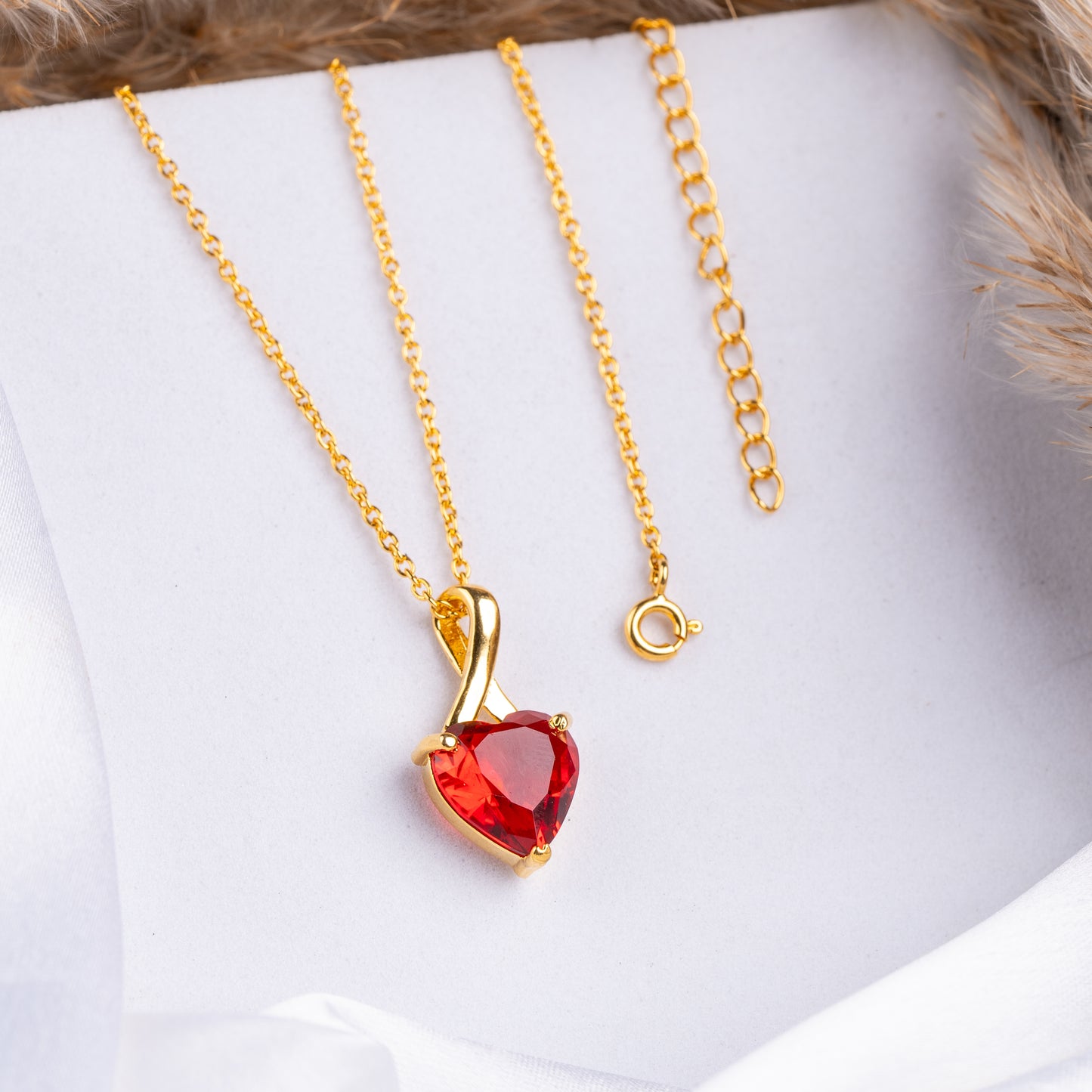 Cherry Charm Heart Pendant