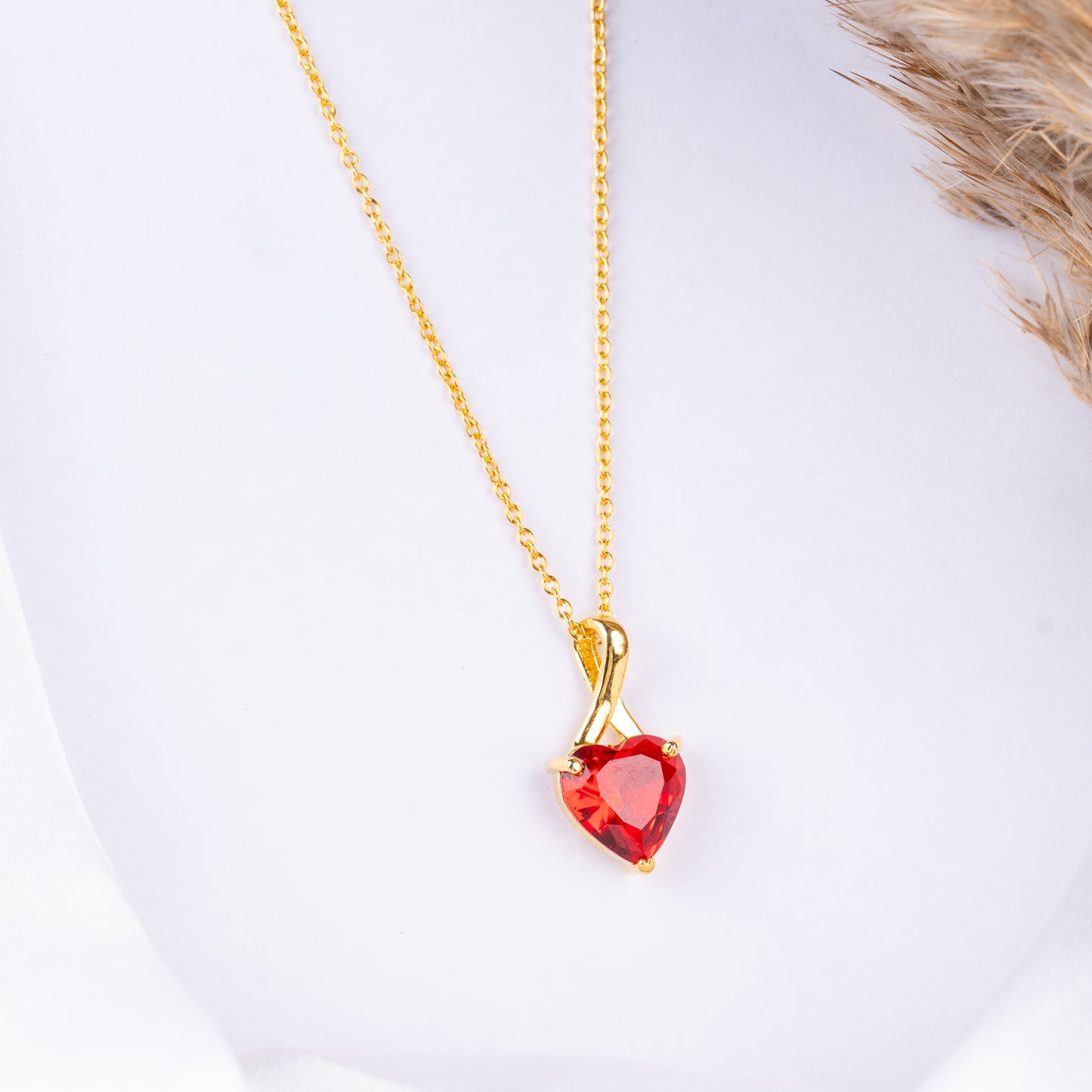 Cherry Charm Heart Pendant