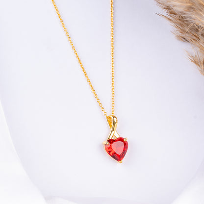 Cherry Charm Heart Pendant