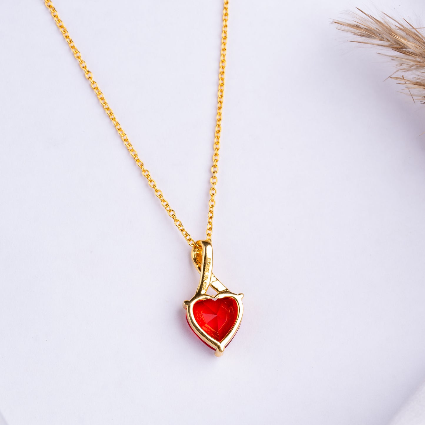 Cherry Charm Heart Pendant