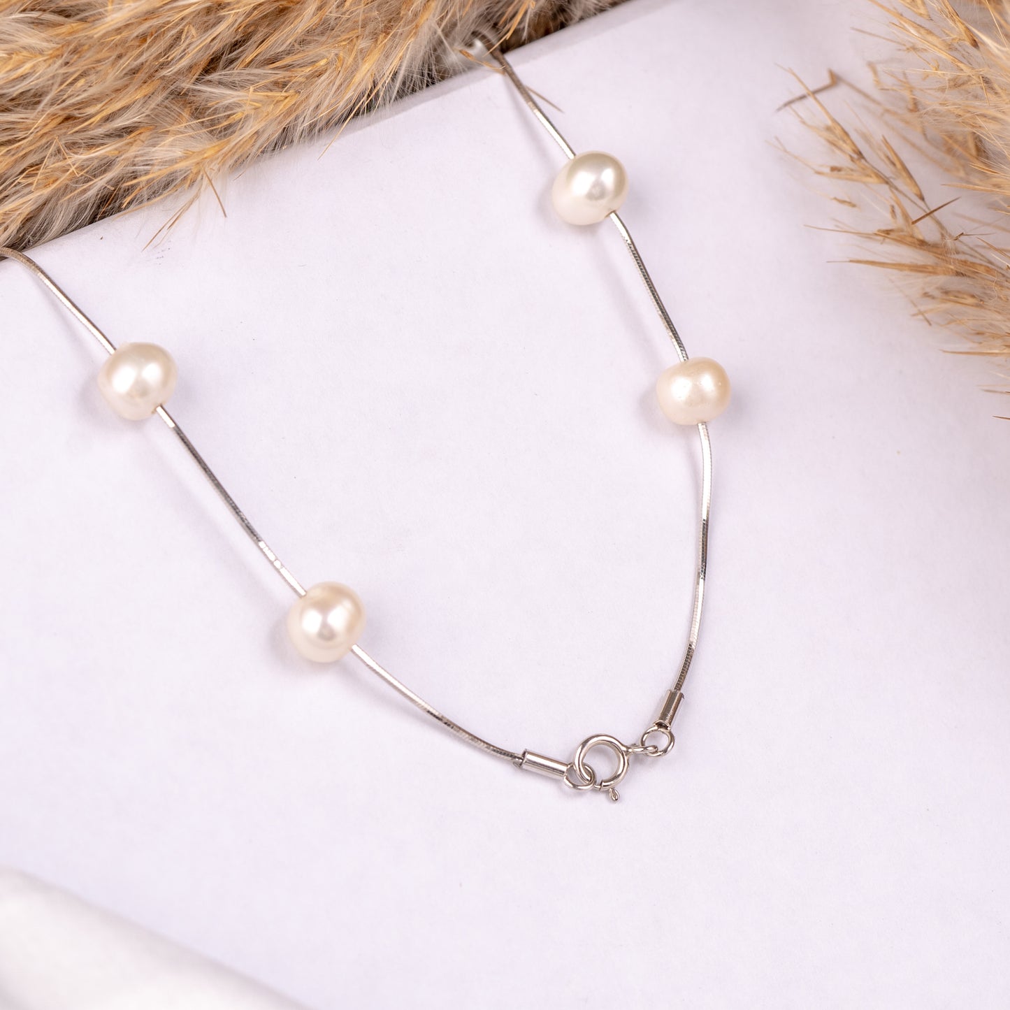 Classic White Pearl Necklace