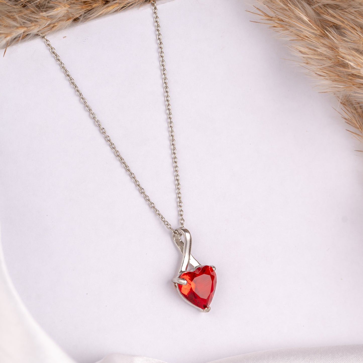 Cherry Charm Heart Pendant