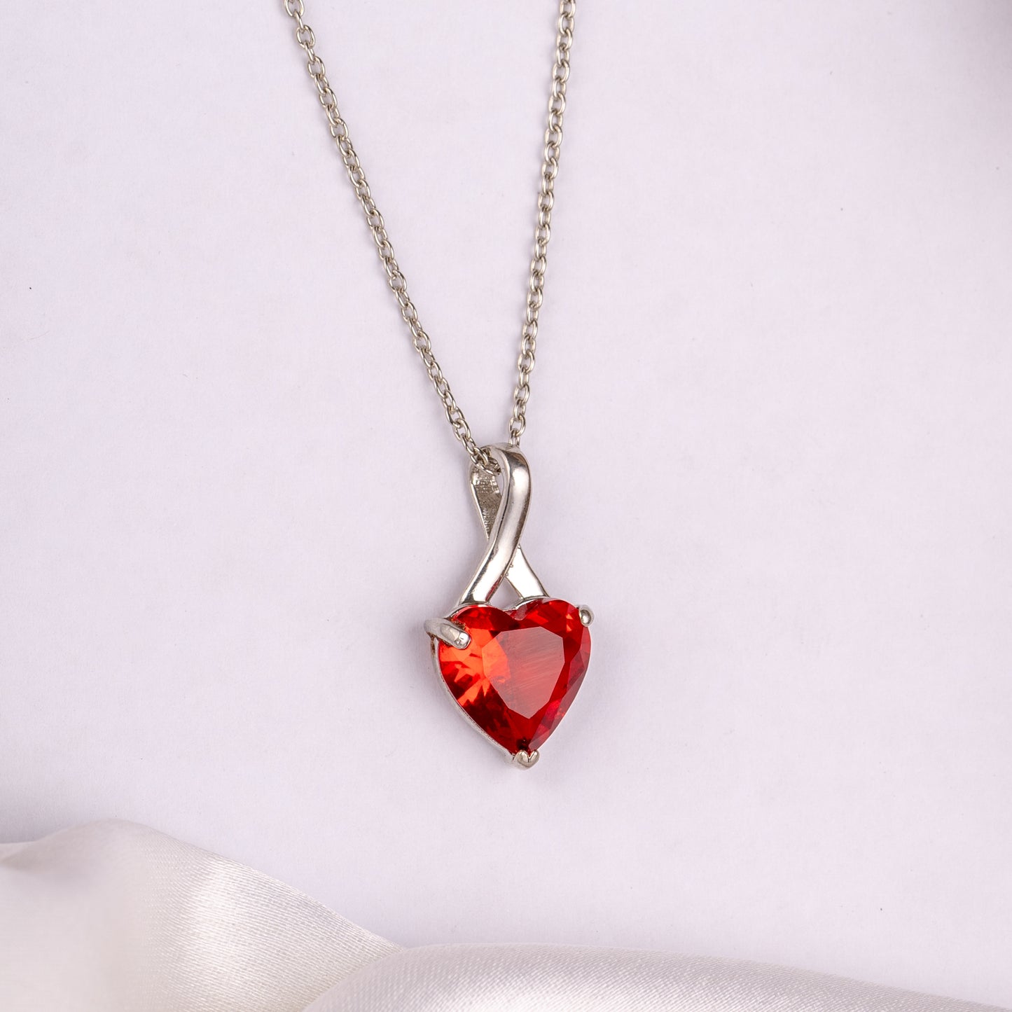 Cherry Charm Heart Pendant