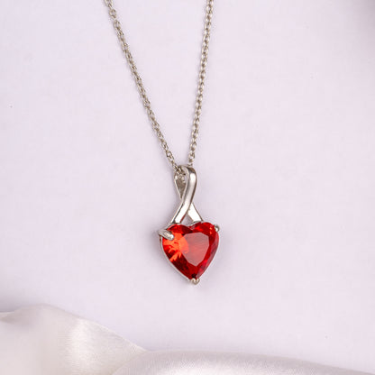 Cherry Charm Heart Pendant