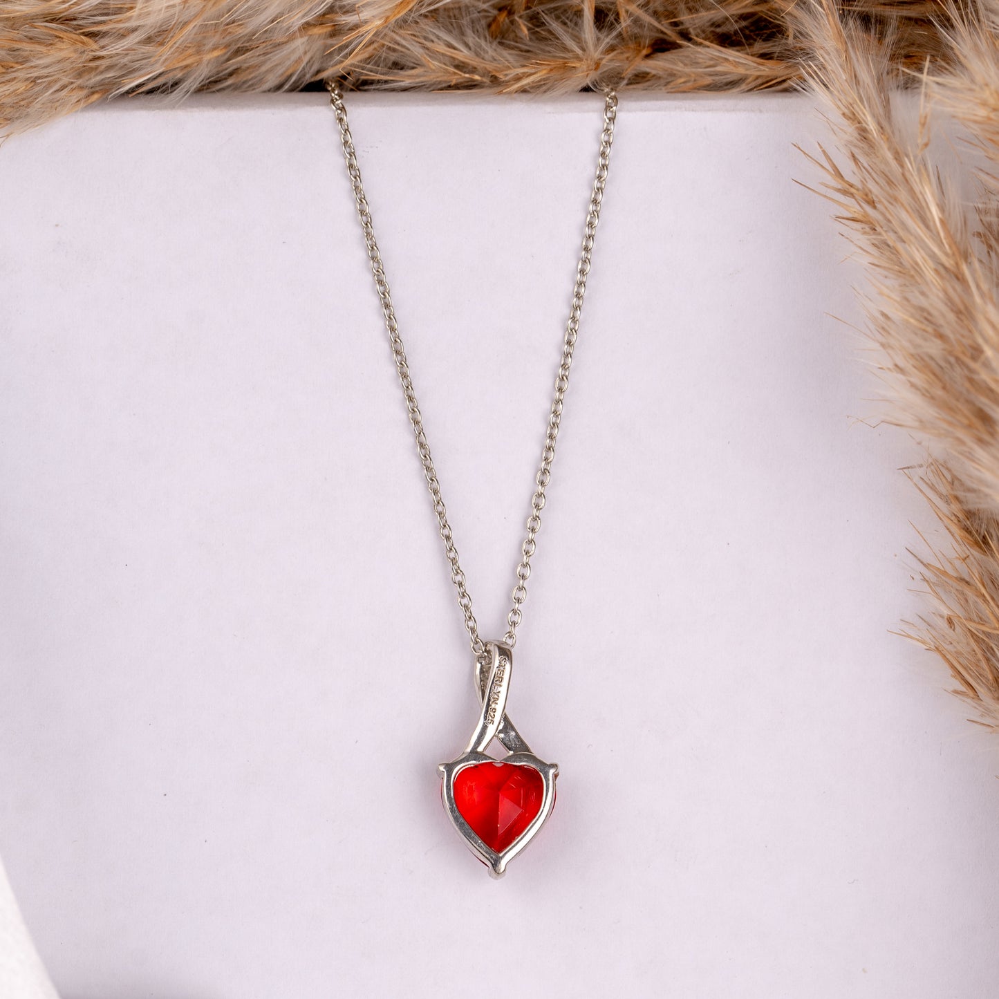 Cherry Charm Heart Pendant