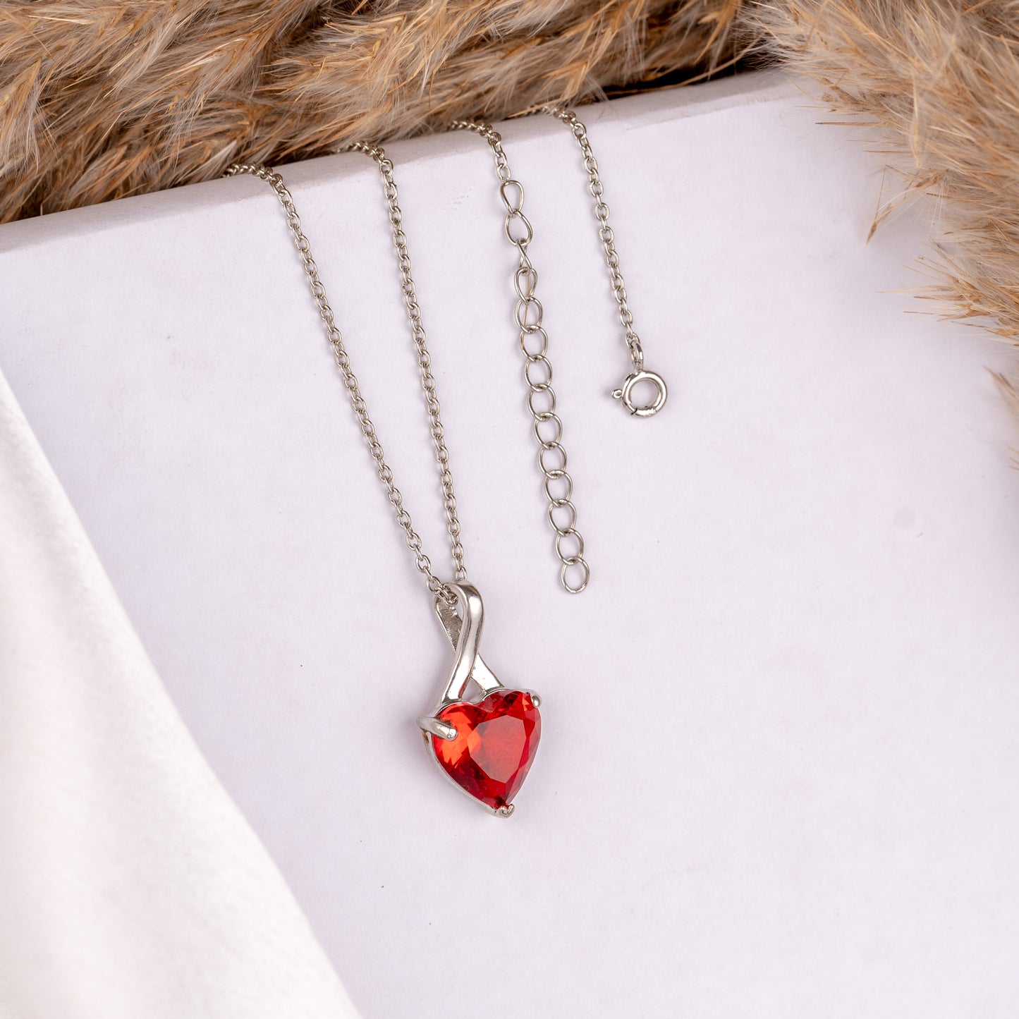 Cherry Charm Heart Pendant