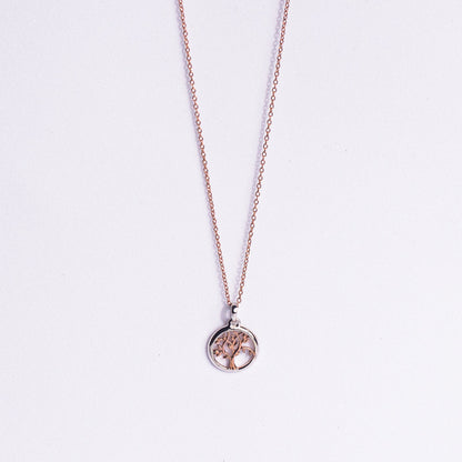 Dual Tone Tree Of Life Pendant