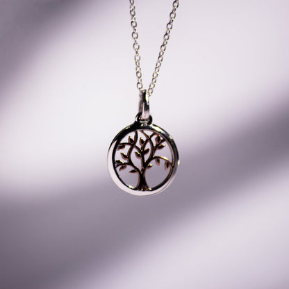 Dual Tone Tree Of Life Pendant