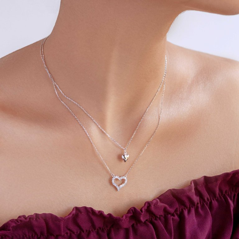 Dual Heart Necklace