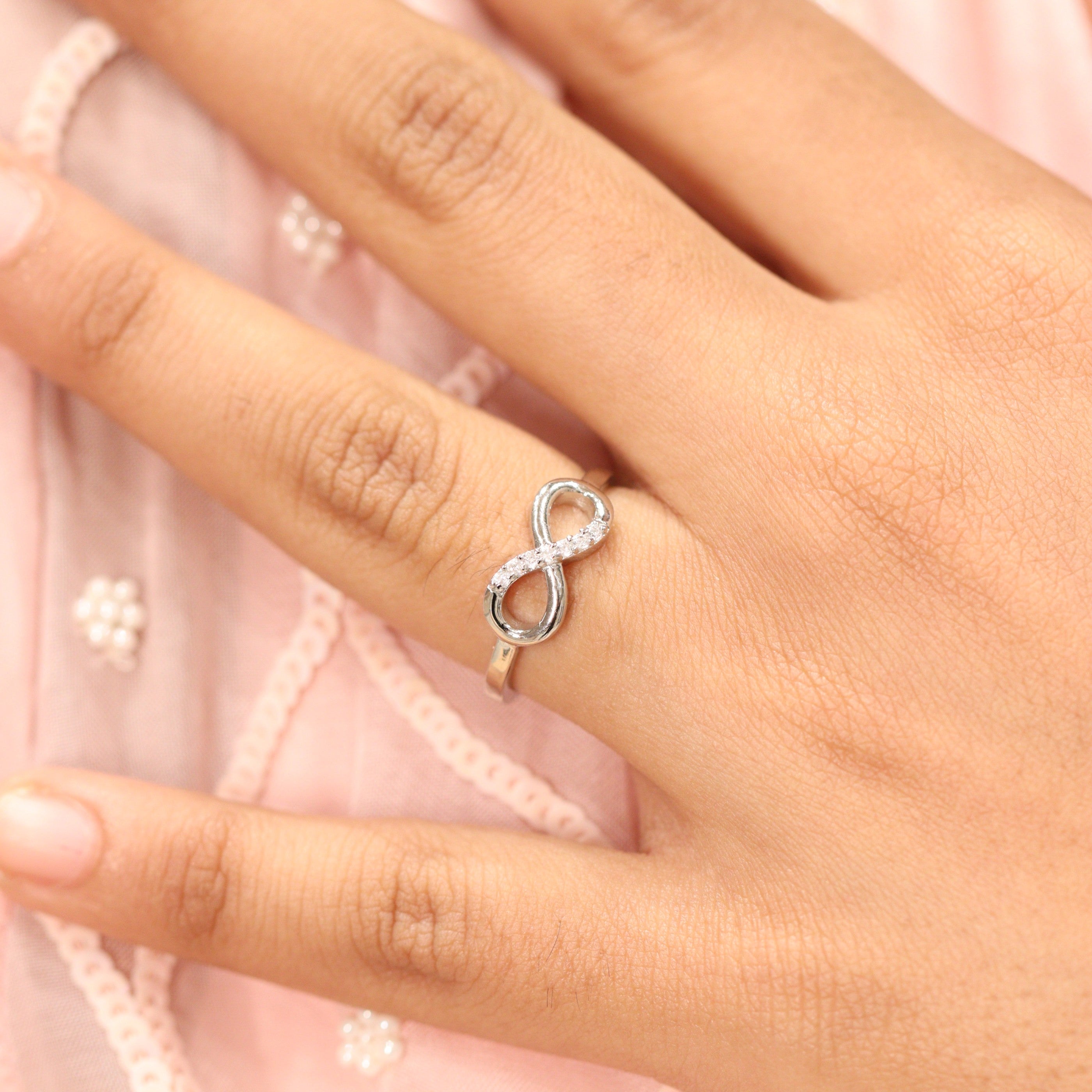 Adjustable shop infinity ring