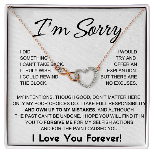 Apology Gift For Her - I Take Full Responsibility | Infinite Pendants