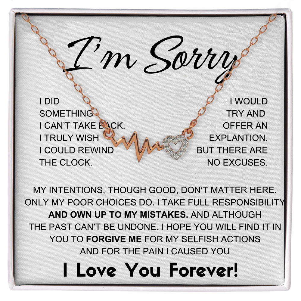 Apology Gift For Her - I Take Full Responsibility | Infinite Pendants