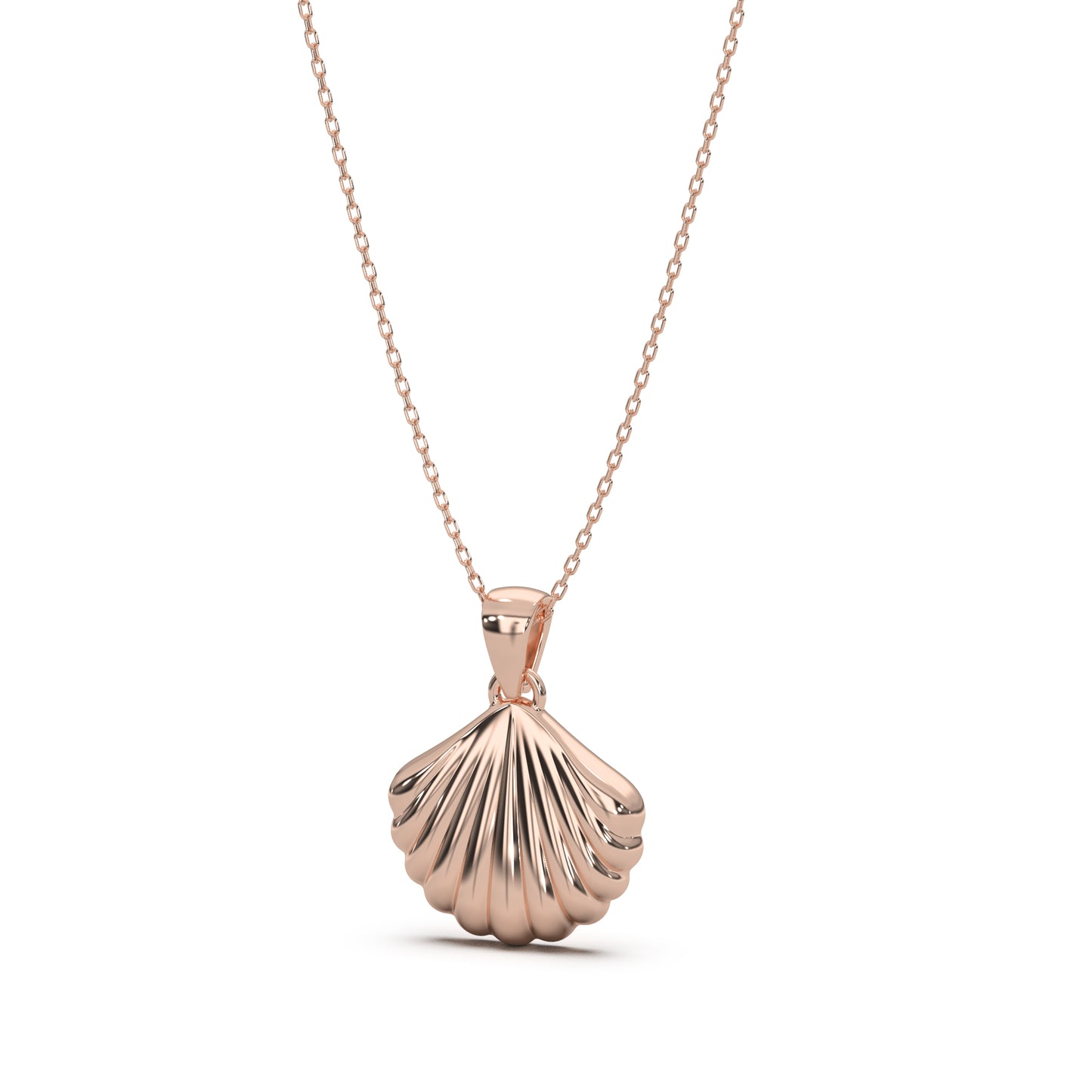 Rose Gold Sea Shell Pendant