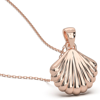 Rose Gold Sea Shell Pendant