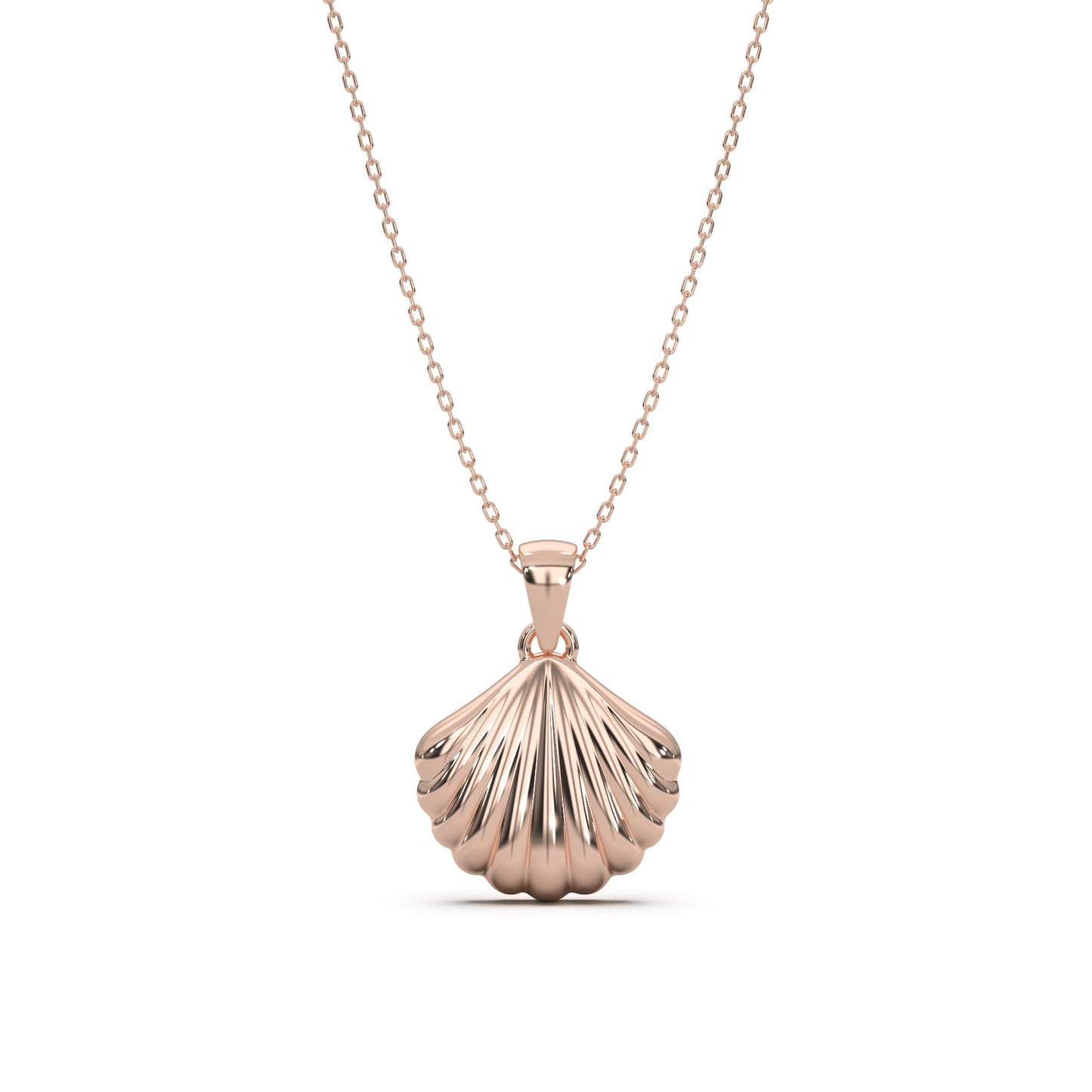 Rose Gold Sea Shell Pendant