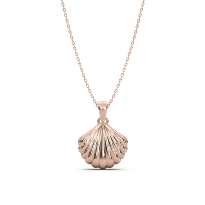 Rose Gold Sea Shell Pendant
