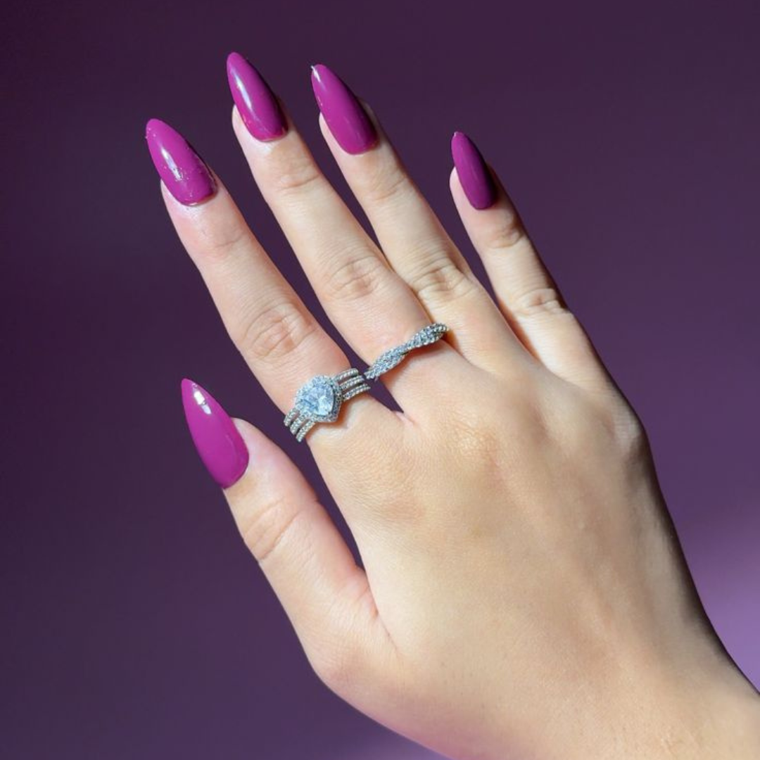 Intertwine Design Paved Shining Zircon Ring