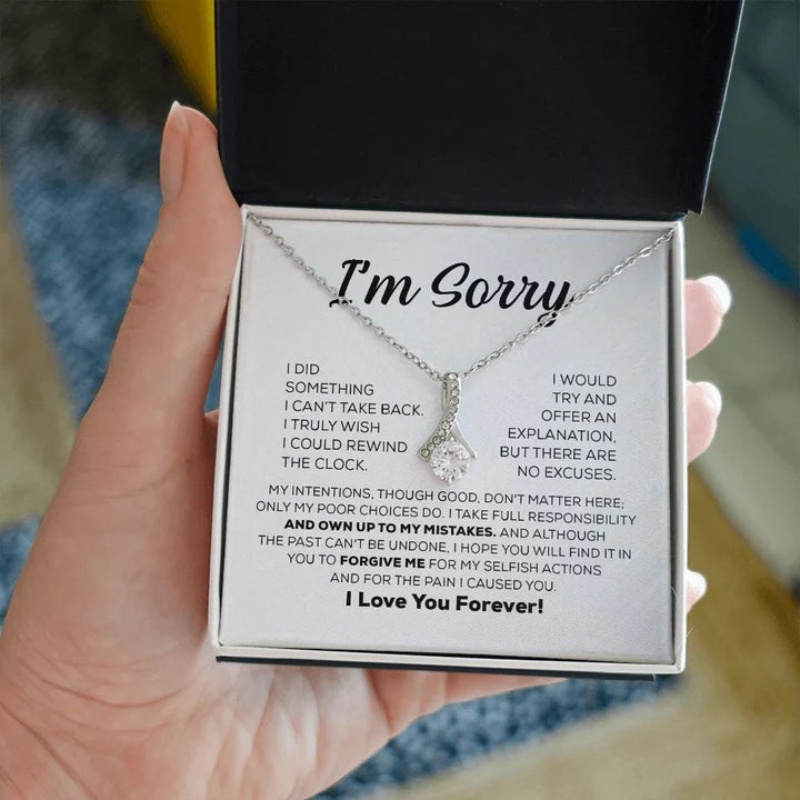 I'm Sorry for Hurting You | Love Knot Necklace – Love and Gifting