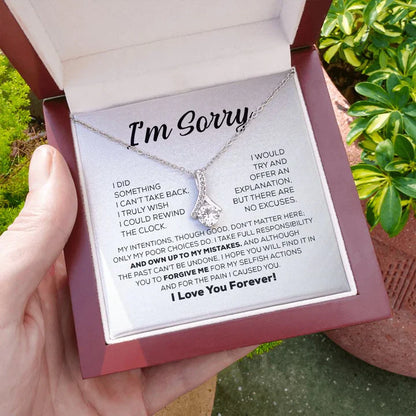 (FLAT 20% off) Apology Gift For Her - I Take Full Responsibility - Alluring Beauty Necklace