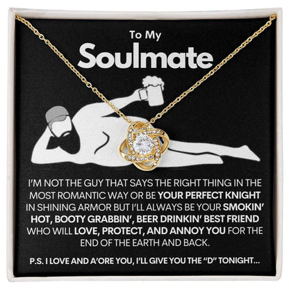 [ALMOST SOLD OUT] To My Soulmate - Premium Love Knot Necklace