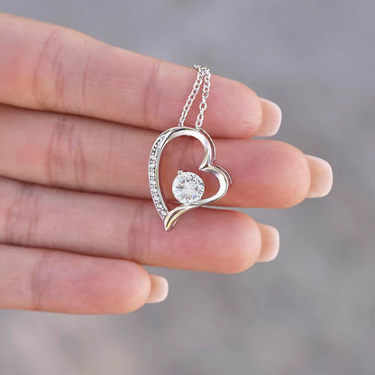 Diwali Wishes Gift: A Timeless Gift to Celebrate Light and Love - 925 sterling Silver Forever love Necklace