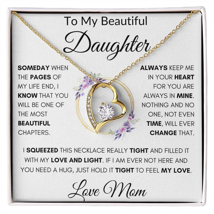 Mom's Gift to Her Beautiful Daughter : Radiant Love Infused Forever | Eternal Glow Necklace