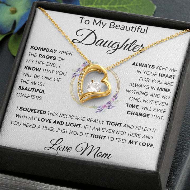 Mom's Gift to Her Beautiful Daughter : Radiant Love Infused Forever | Eternal Glow Necklace