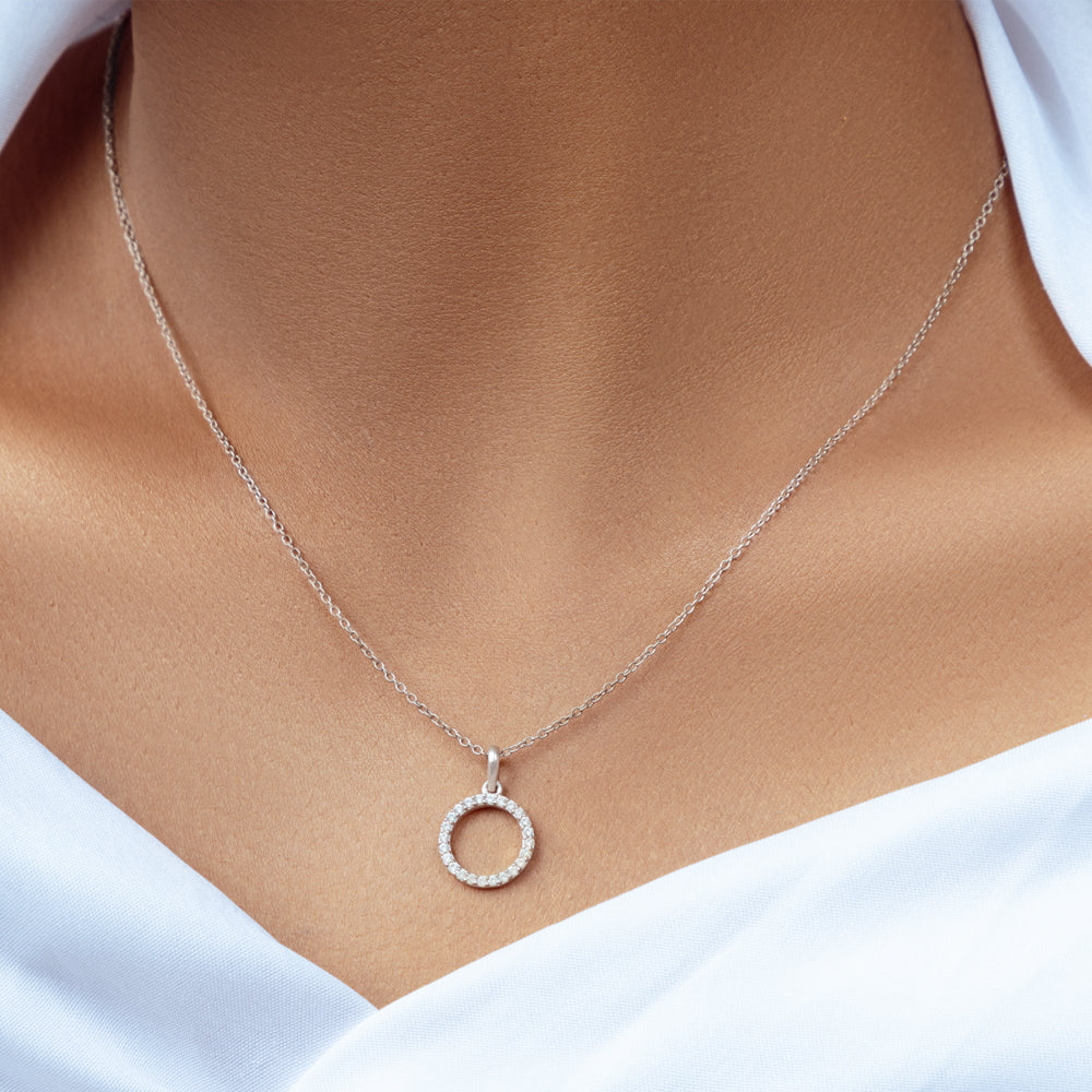 Silver Circle Pendant