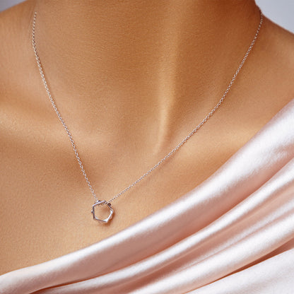 Geometrical 925 Silver Pendant