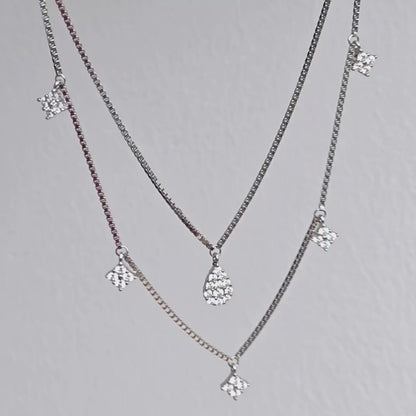 Glamour Draped Chain Necklace