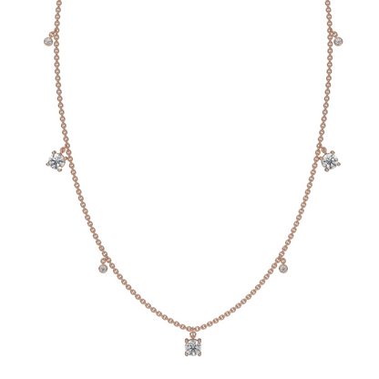 Chunky Solitaire Necklace