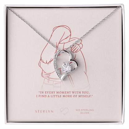 In Every Moment With You, I Find A Little More Of Myself,Forever love Pendant