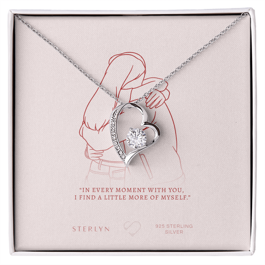 In Every Moment With You, I Find A Little More Of Myself,Forever love Pendant