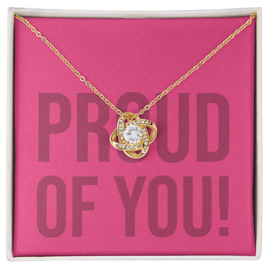 Packaged With A Bold “Proud Of You!” Message, It's The perfect Way To Honor Their Moment With Romance weaver pendent