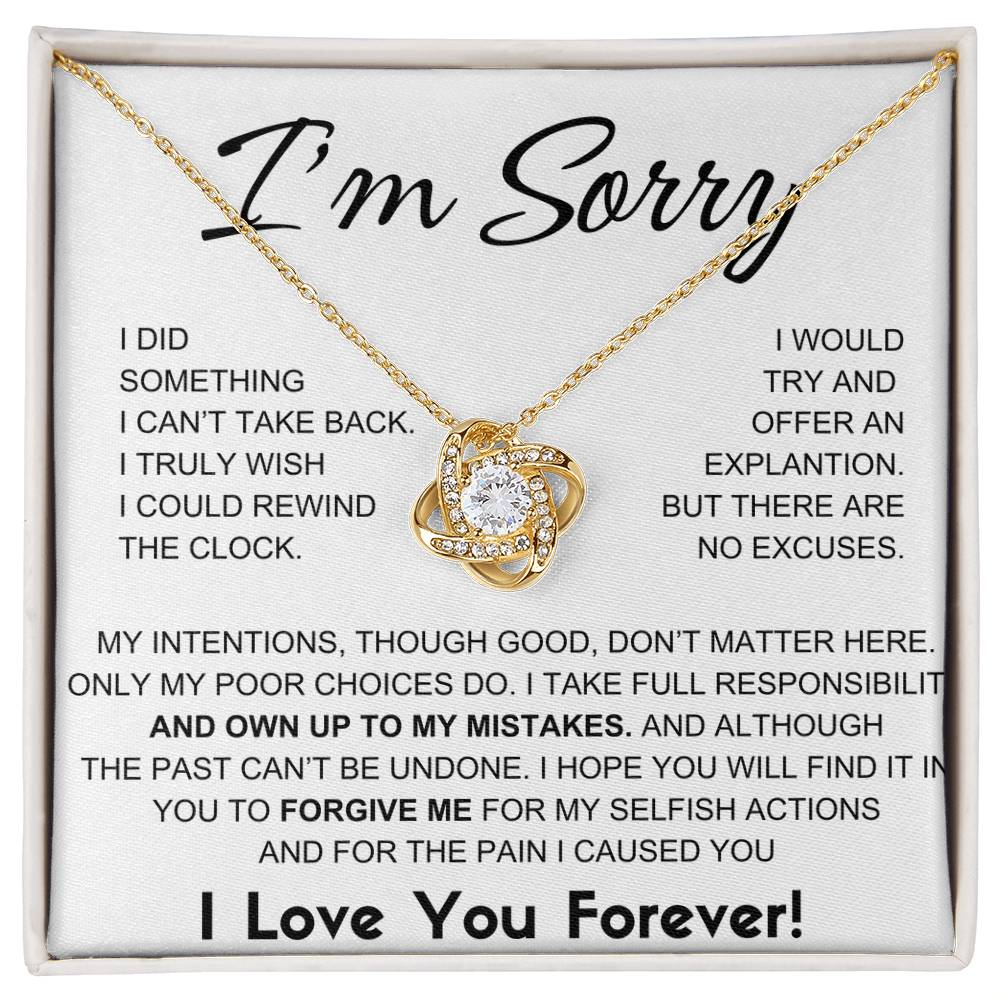 Apology Gift For Her - I Take Full Responsibility - Romance Weaver Necklace