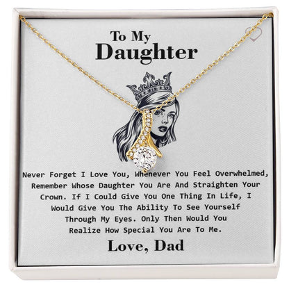 To My Daughter - Alluring beauty Necklace