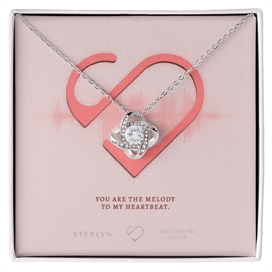 You Are The Melody To My Heartbeat,Love Knot Pendent